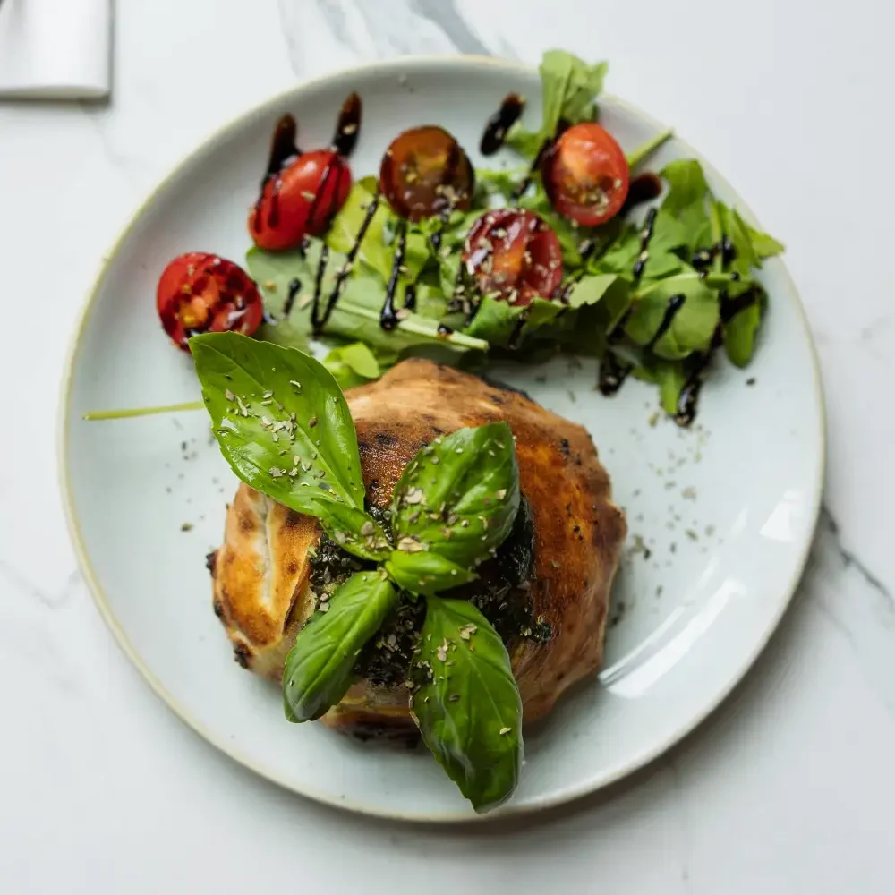 Burrata al forno al Pesto